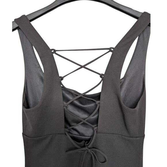 Wayf Sharon Lace up Sheath Dress Small NWT - Picture 4 of 8